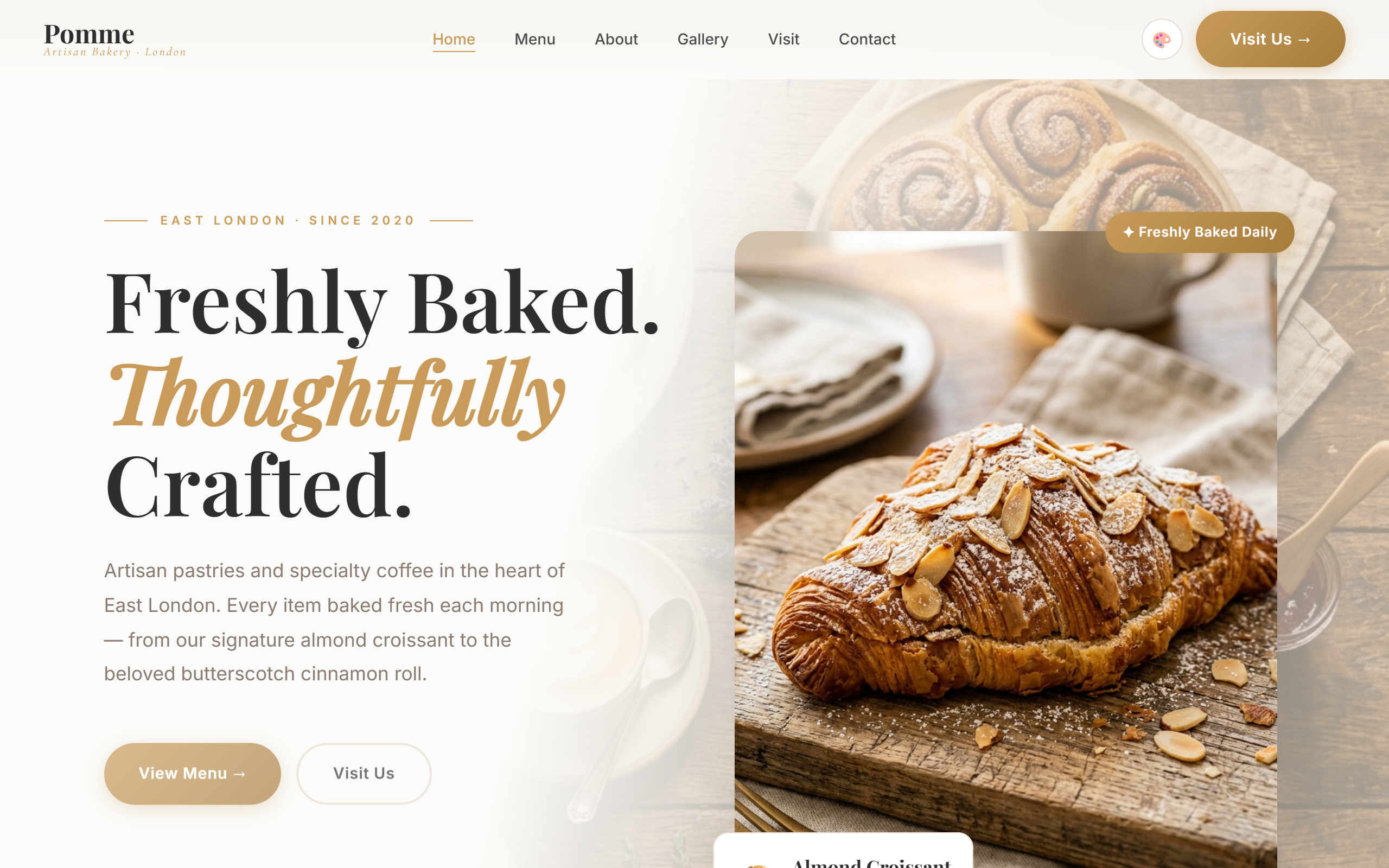 Pomme Bakery — Local SEO & Web Design